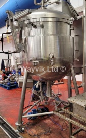 1150 Litres Stainless Steel Hemispherical Jacketed Mixing Pan