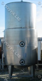 12000 Litres Vertical Stainless Steel 304 Storage Vessel