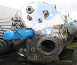 17260 Litres Gross Volume Inconel (Alloy 600) Vertical Reactor 