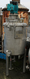 250 Litre Stainless Steel Mixing Vessel 640mm Dia x 800mm Deep