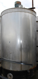 4800 Litres Stainless Steel Mixing Vessel With High Shear Mixer