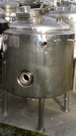 500 Litres Stainless Steel Jacketed Pressure Vessel