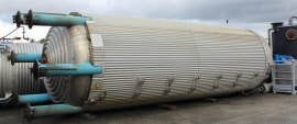 69000 Litres Stainless Steel 316L Limpet Coiled Mixing Vessel