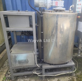 330 Litre Stainless Steel Electrically Heated Mixing Vessel ATEX