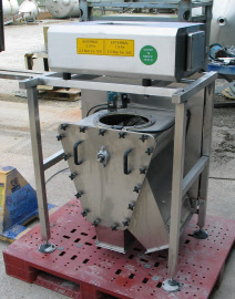 Lock Inspection Systems Model Met 30+ Stainless Steel Vertical Free Fall Metal Detector